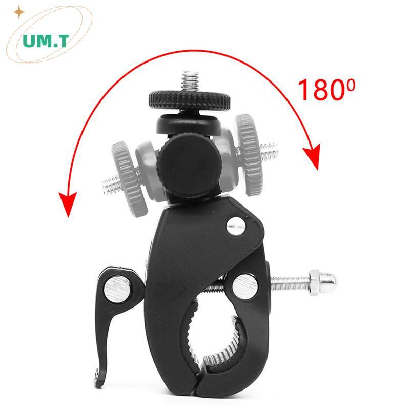 UM.T กล้องขาตั้งกล้อง + อะแดปเตอร์ Handlebar Clamp Roll Bar สําหรับ gopro Hero 1 2 3 3 + ใหม่