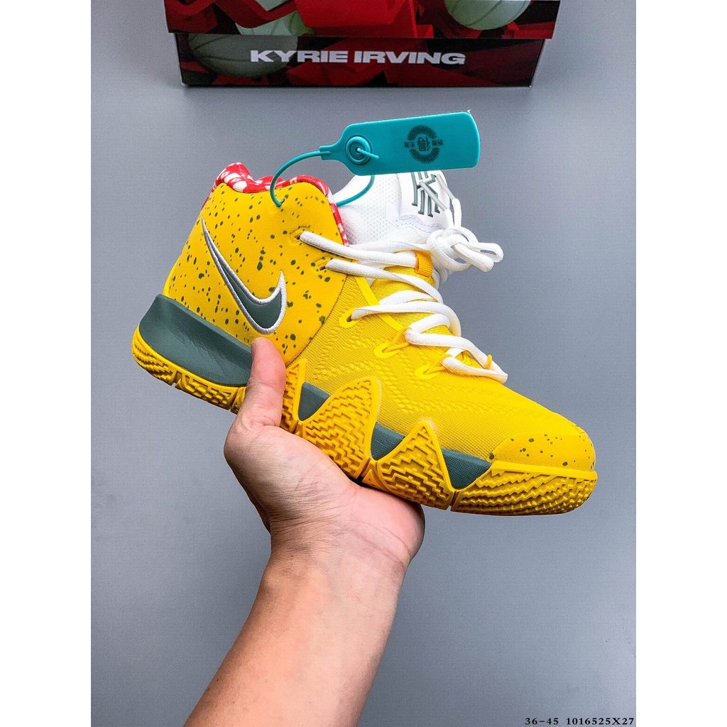 รองเท้าบาสเก็ตบอลต่อสู้ Nike Kyrie 4EpPractical คุณภาพสูง รองเท้าวิ่ง รองเท้ากีฬา