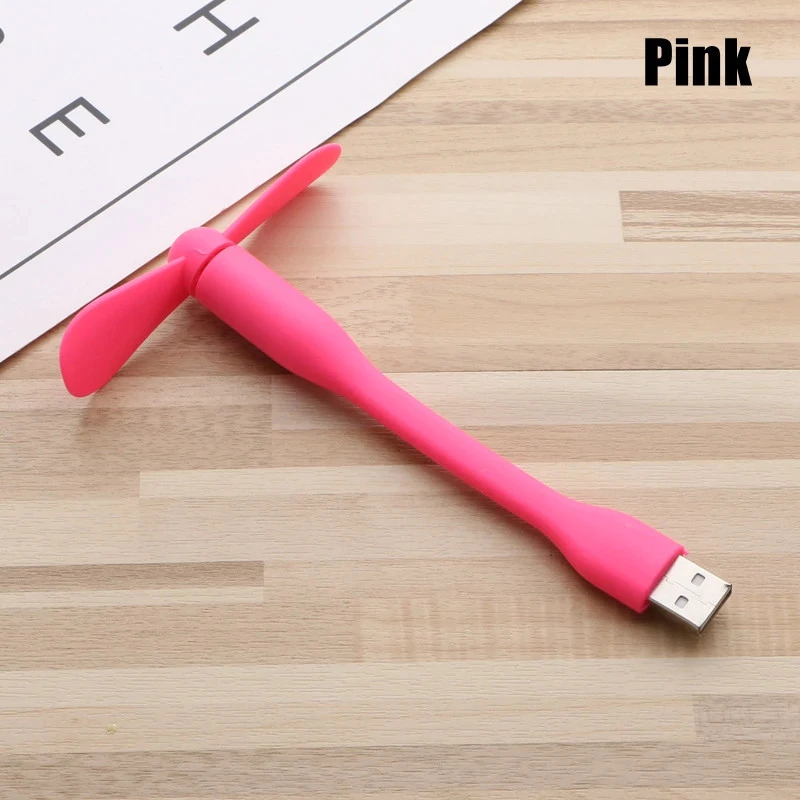Mini USB Fan พัดลมพกพา ยืดหยุ่นได้ สำหรับ Power Bank แล็ปท็อป PC thumbnail 9