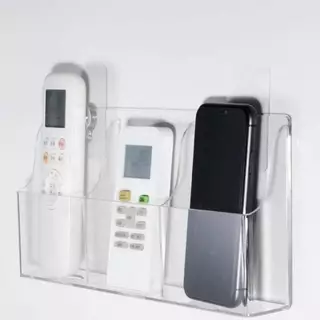 [Backlight] ที่วางรีโมทคอนโทรลอะคริลิคติดผนังกล่องเก็บควบคุมเครื่องปรับอากาศ Remote Organizer [ใหม่]