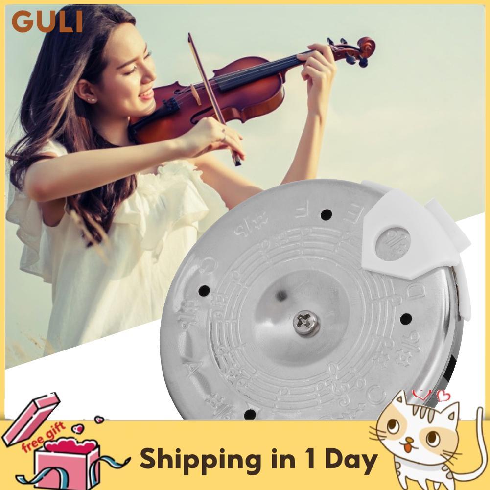 Guli Guli Circular Metal Instrument Chromatic Tones Pitch Pipe Tuner เครื่องมือปรับแต่งพร้อมอุปกรณ์เ