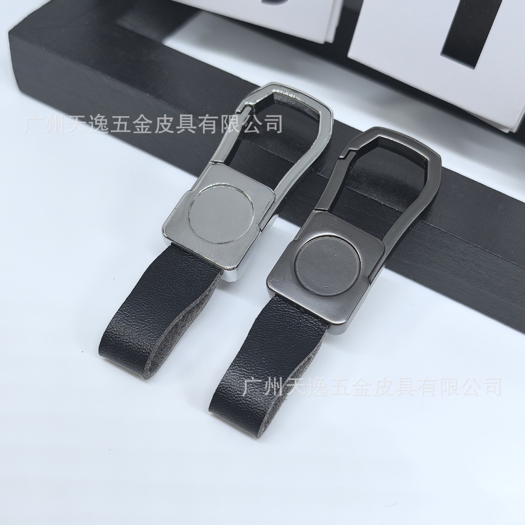 Simple Zinc Buckle Accessories High-End รุ่นเสริมผู้ชายชุดกระเป๋าจี้ BK