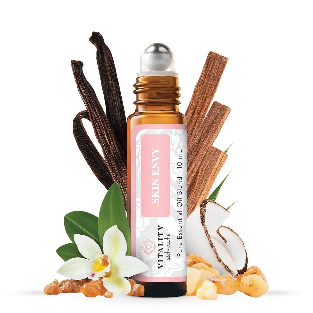 Vitality Extracts Skin Envy - เซรั่มมอยเจอร์ไรเซอร์ใบหน้า, น้ํามันมะพร้าว, คอลลาเจน, วิตามินอี, วีแก