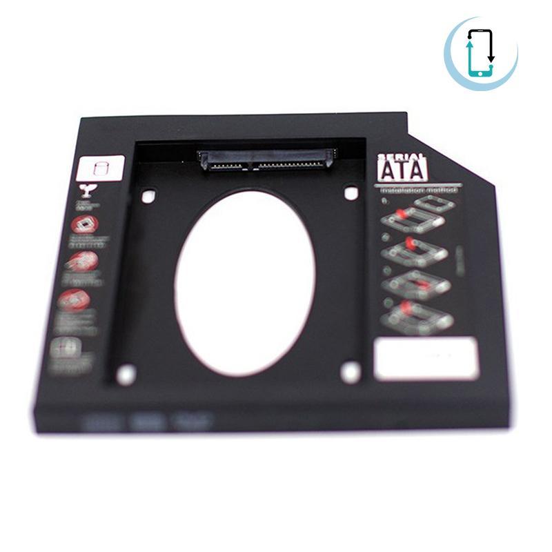 [AT] พลาสติก 9.0 มม.9.5 มม.12.7 มม.HDD Caddy SATA 3.0 ฮาร์ดดิสก์ไดรฟ์ SSD กล่องสําหรับแล็ปท็อป CD-RO
