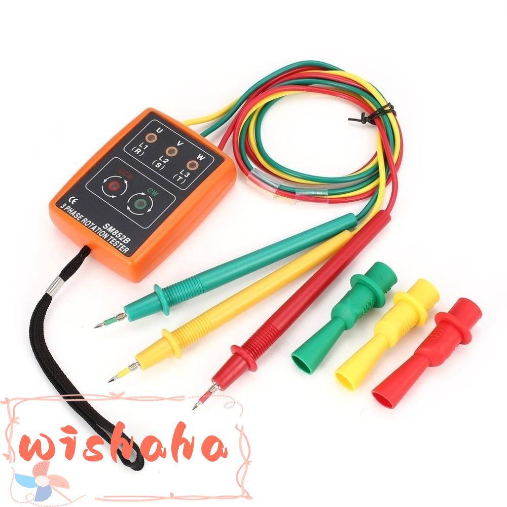 อุปกรณ์ทดสอบลําดับเฟส WISHAHA, จอแสดงผลดิจิตอลมัลติฟังก์ชั่น 3-Phase Rotation Tester, เครื่องมือไฟฟ้