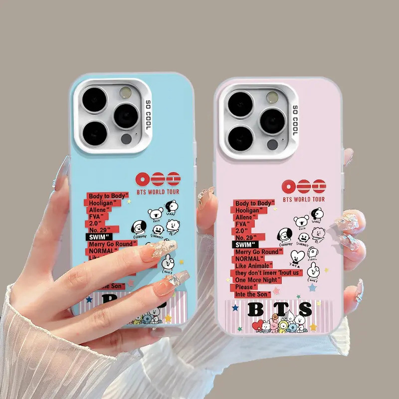 BTS VIVO Y400 Anti-Fall น่ารักคุณภาพสูง Motif สําหรับ VIVO Y400 Y89 Y29 Y04S Y29S V50 V40 LITE Y17S 