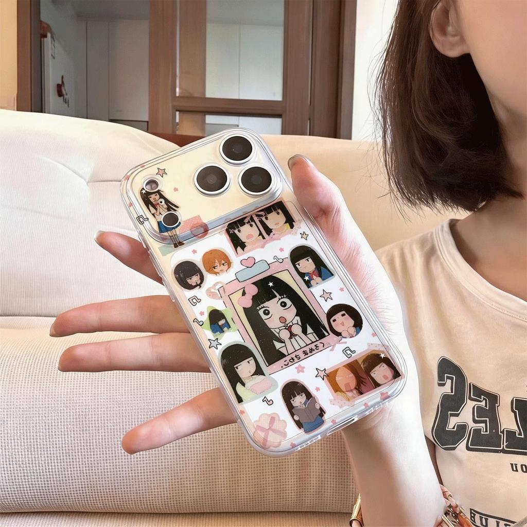 พูดเป็นหญิงสาวPrhu เหมาะกับเคสโทรศัพท์ 17 Pro Lx เคสอวกาศทั้ง 16/15/14