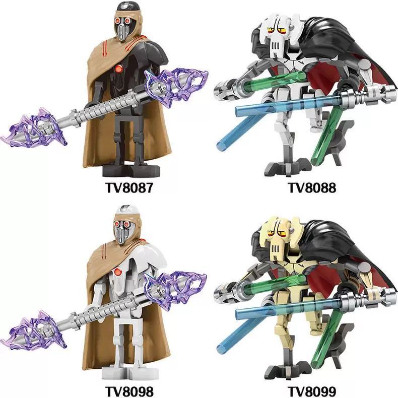 TV6111 ใช้งานร่วมกับ Lego Star Wars ทั่วไป Griffith Taiwei หุ่นยนต์ประกอบอาคารบล็อก Minifigure ของเล