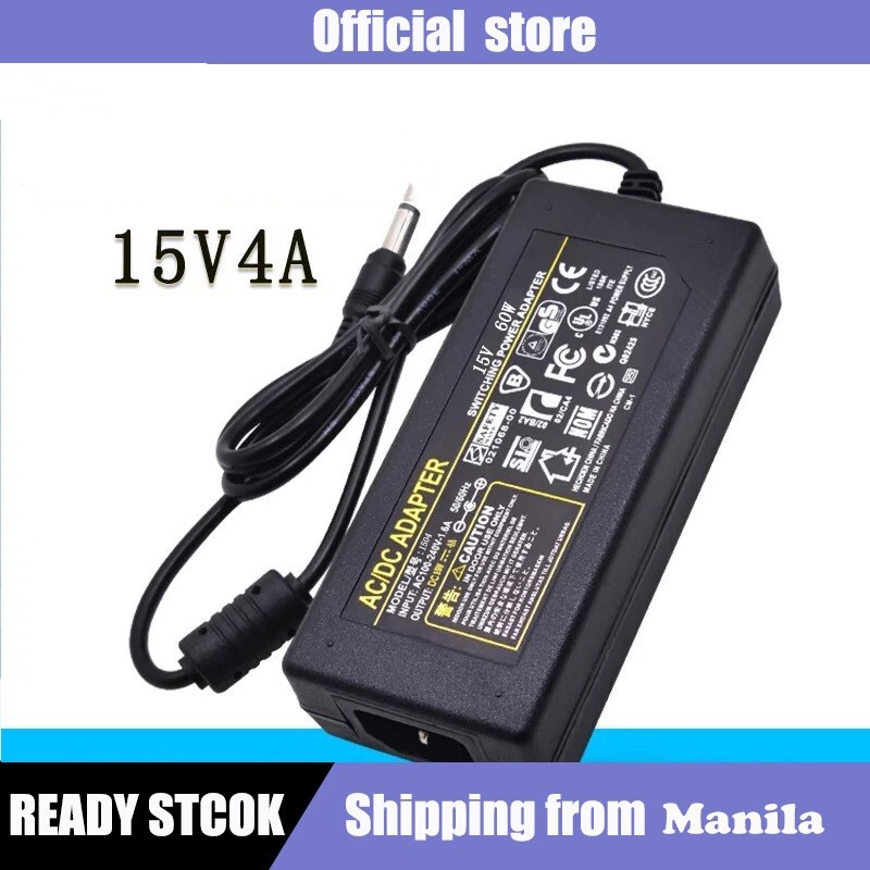 DC อะแดปเตอร์ Adapter 15V 4A 4000mA (DC 5.5 x 2.5MM)