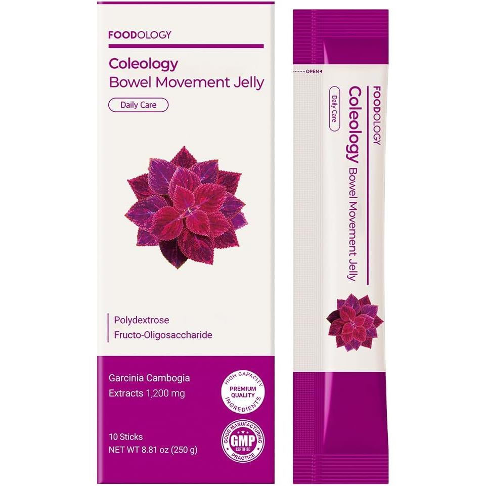 FOODOLOGYColeologyBowelMovementJelly(10Days)-GarciniaCambogia(HCA)JellySticks.เกรปแลนด์Puronicextros