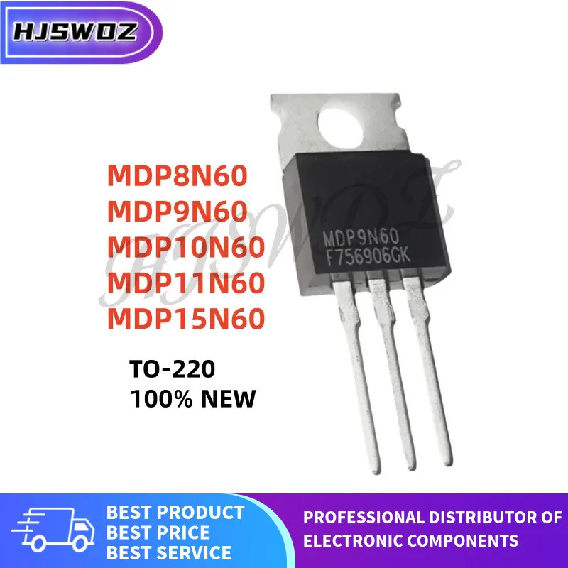 10 ชิ้น/ล็อต TO-220 MDP11N60 MDP9N60 MDP10N60 MDP8N60 MDP15N60 MOS Field effect หลอด mos ชิป ic NEBX