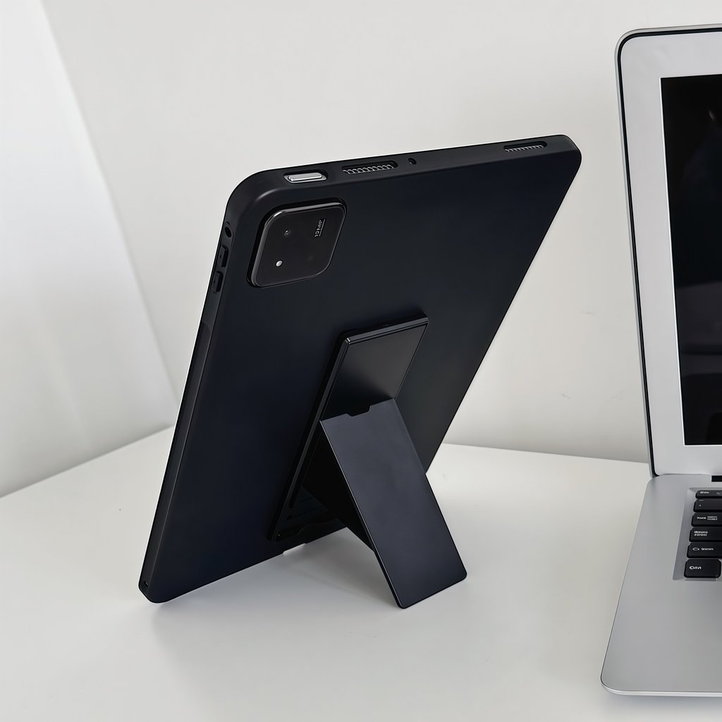 สีดํา TPU Soft Case สําหรับ Infinix XPAD 20 Pro 12 "XPad20 11 X1201 X1102 X1101 X1101B พร้อมวงเล็บ