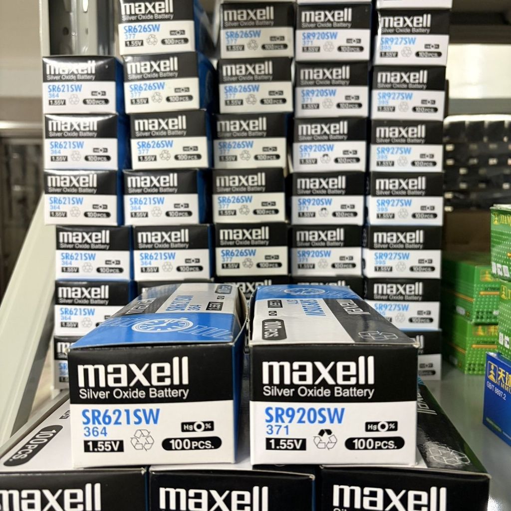 ปุ่มนาฬิกา Maxell SR927SW/SR621SW Maxell/SR621SW/SR621SW ปุ่มนาฬิกา Maxell SR920SW/SR927SW/SR626SW/S