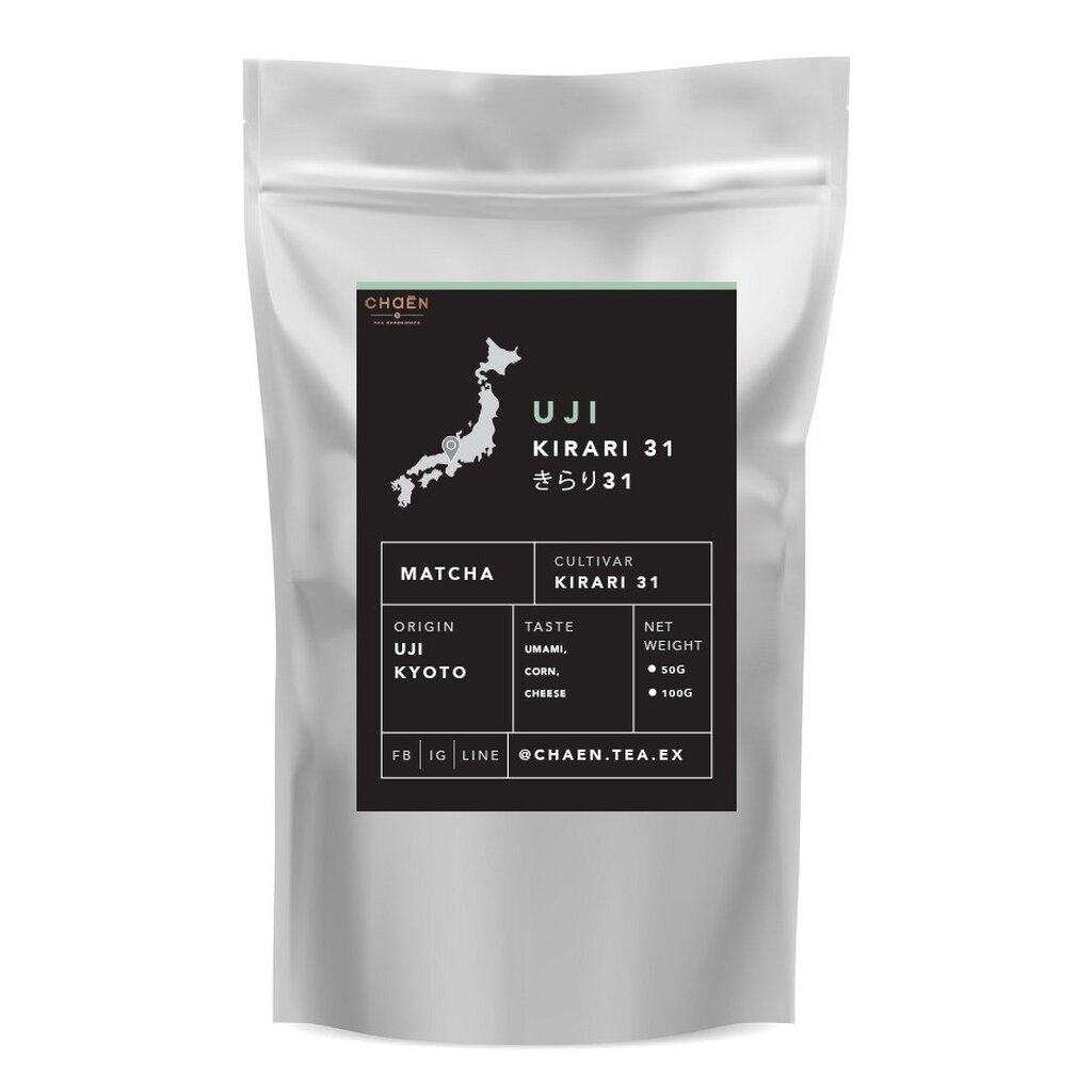 Uji Kirari31 100g : single cultivar Kirari31 :มัทฉะเกรดพิธี (Ceremonial Grade) จากเมืองอูจิ เกียวโต
