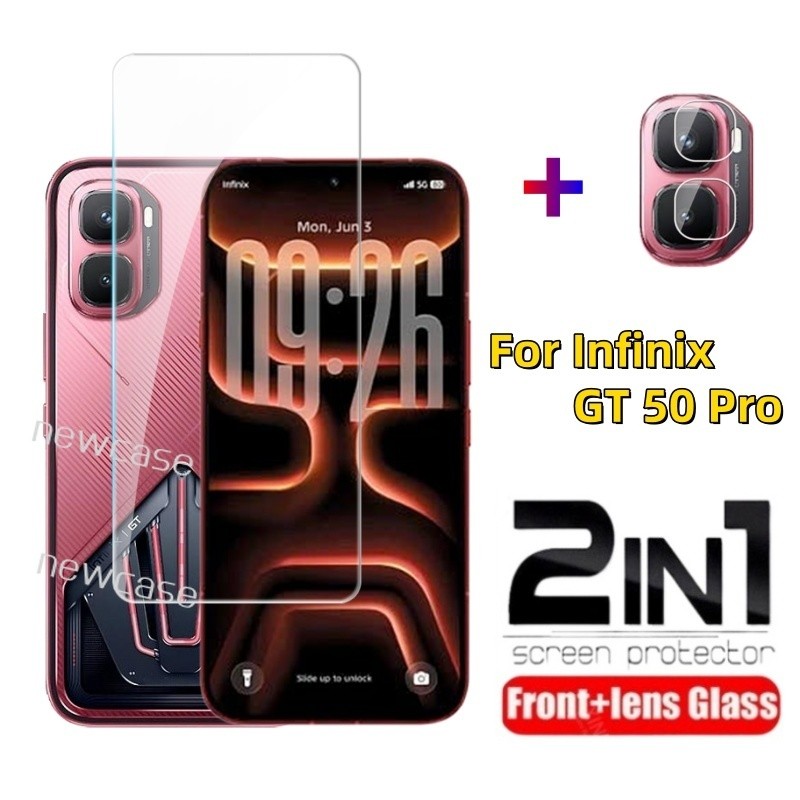 2in1ป้องกันหน้าจอกระจกนิรภัยสําหรับInfinix GT 50 30 20 Pro 5G 2026 GT50 GT30 GT20 Pro GT50Pro GT30Pr