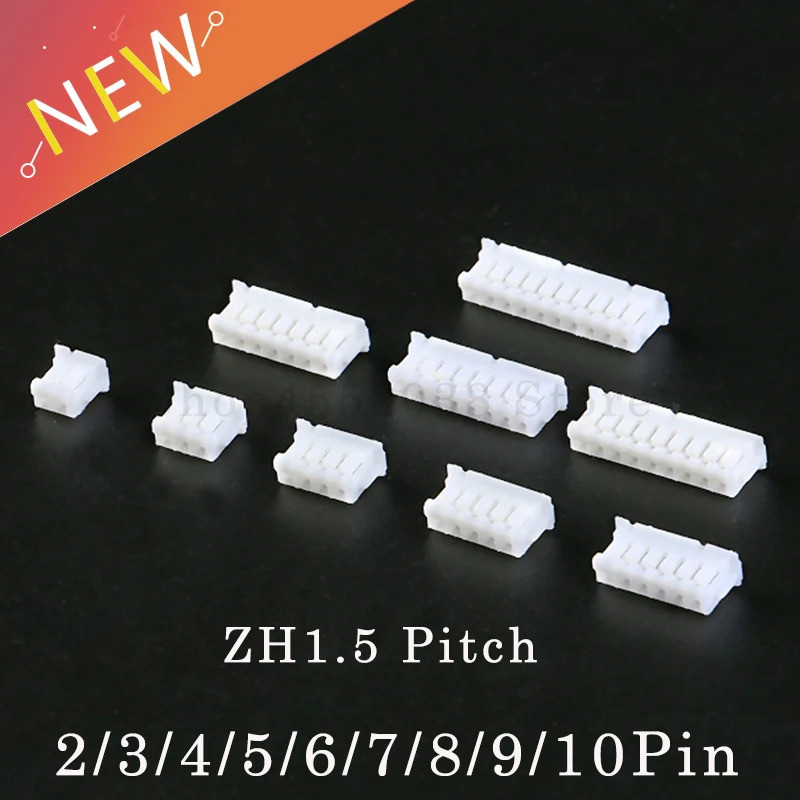 50 ชิ้น ZH1.5 Connector 1.5 มิลลิเมตร PITCH หญิง HOUSING เปลือกพลาสติกปลั๊ก 2 P/3 P/4 P/5 P/6 P/7 P/