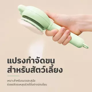 แปรงหวีขนระดับโปรสำหรับสัตว์เลี้ยง กำจัดขนร่วงได้ดี เหมาะนวดผิวอ่อนโยน ช่วยให้ขนนุ่มสลวย ไม่ระคายเคือง