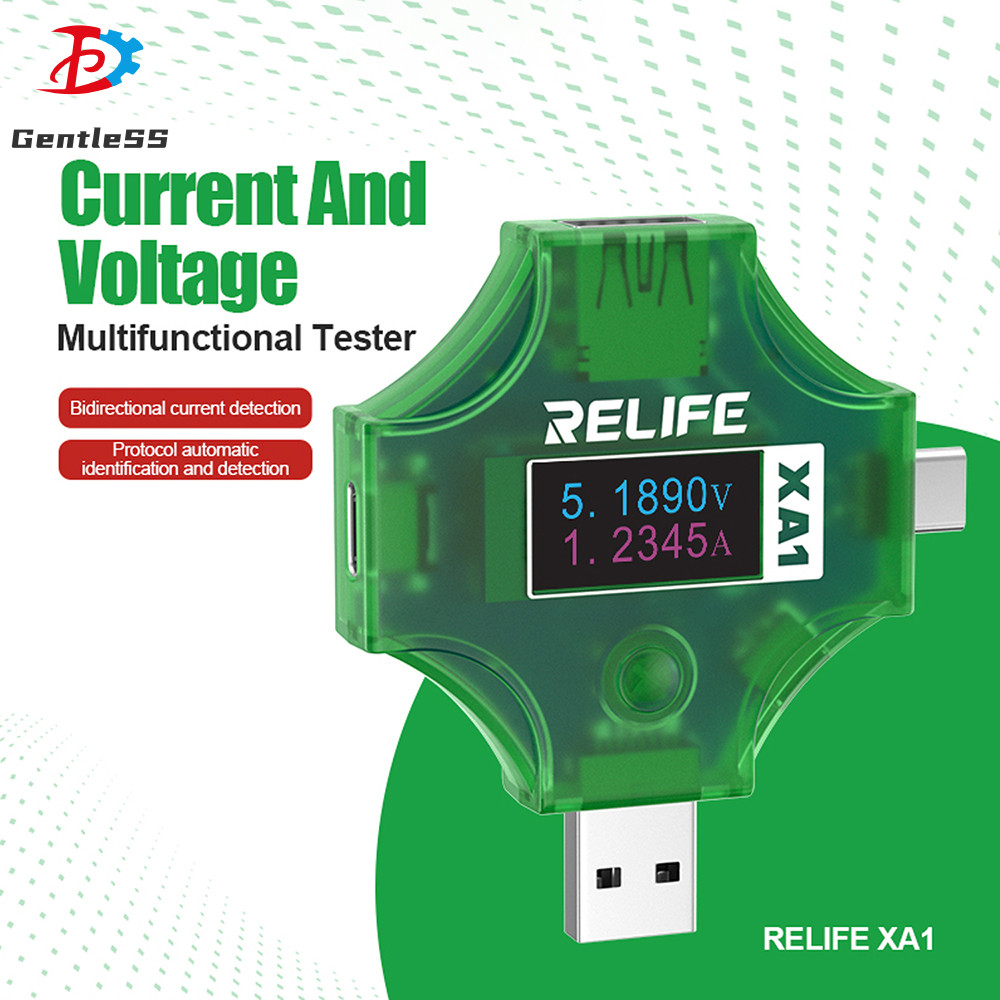 XA1 DC4-25V 5A สี LCD แรงดันไฟฟ้าดิจิตอล Current และ Power Meter เครื่องทดสอบ USB มัลติฟังก์ชั่นสําห