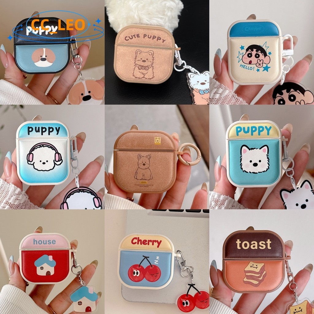 for EDIFIER X2 Plus Case Cartoon Puppy Cute Cherry Clear Soft Case Suitable for EDIFIER X2 Plus Shockproof Shell Protective Sleeve