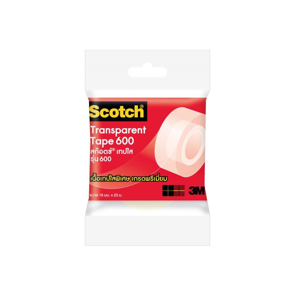[สินค้าส่งด่วน] 3M เทปใส 500 3/4X36หลา แกน1นิ้ว 3M TAPE 500 3/4X36Y CORE 1