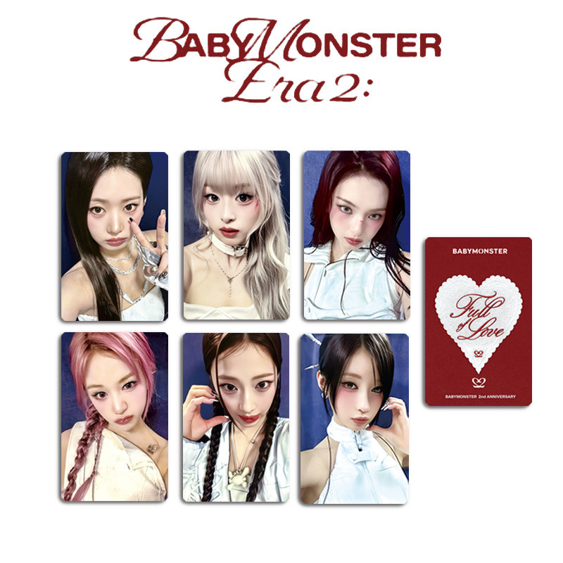 5-6pcs MESSAGE WALL EVENT การ์ด Lomo BM 2nd Anniversary HOT SAUCE WE GO UP PSYCHO MONSTIEZ FAN CONCE
