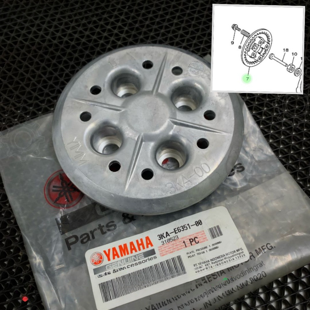 SATELLITE CLUTCH/ OPPOSITE SATELLITE CLUTCH RX KING ORIGINAL YAMAHA 3KA-E6351-00
