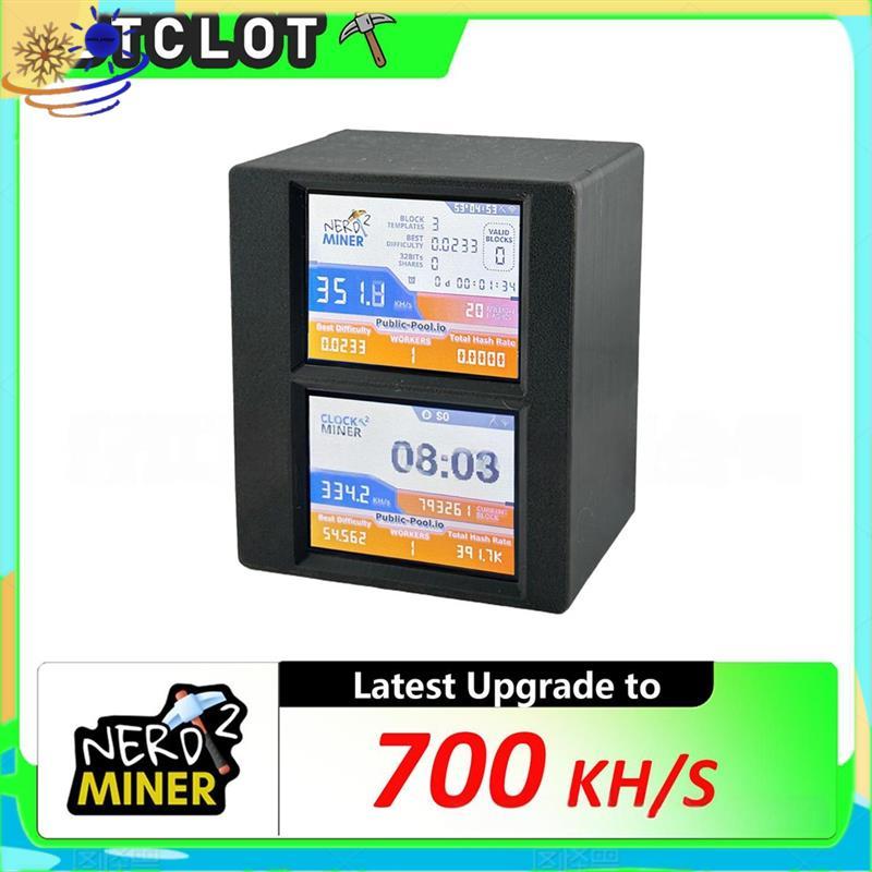 [Xenia] 2.8 นิ้ว 700KH Crypto Mining Machine 2.8 นิ้ว Smart Display Solo Bitcoin Lucky Miners -2432S