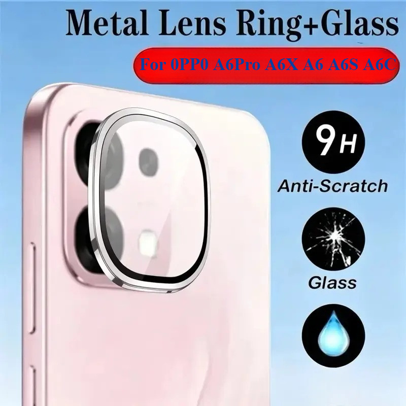 พร้อมส่ง ฟิล์มกล้อง วงแหวน สำหรับ Oppo A6Pro/A6X/A6/A6S/A6C ฟิล์มกระจกนิรภัยโค้ง ป้องกันเลนส์กล้อง คุ้มค่า โปรโมชั่น
