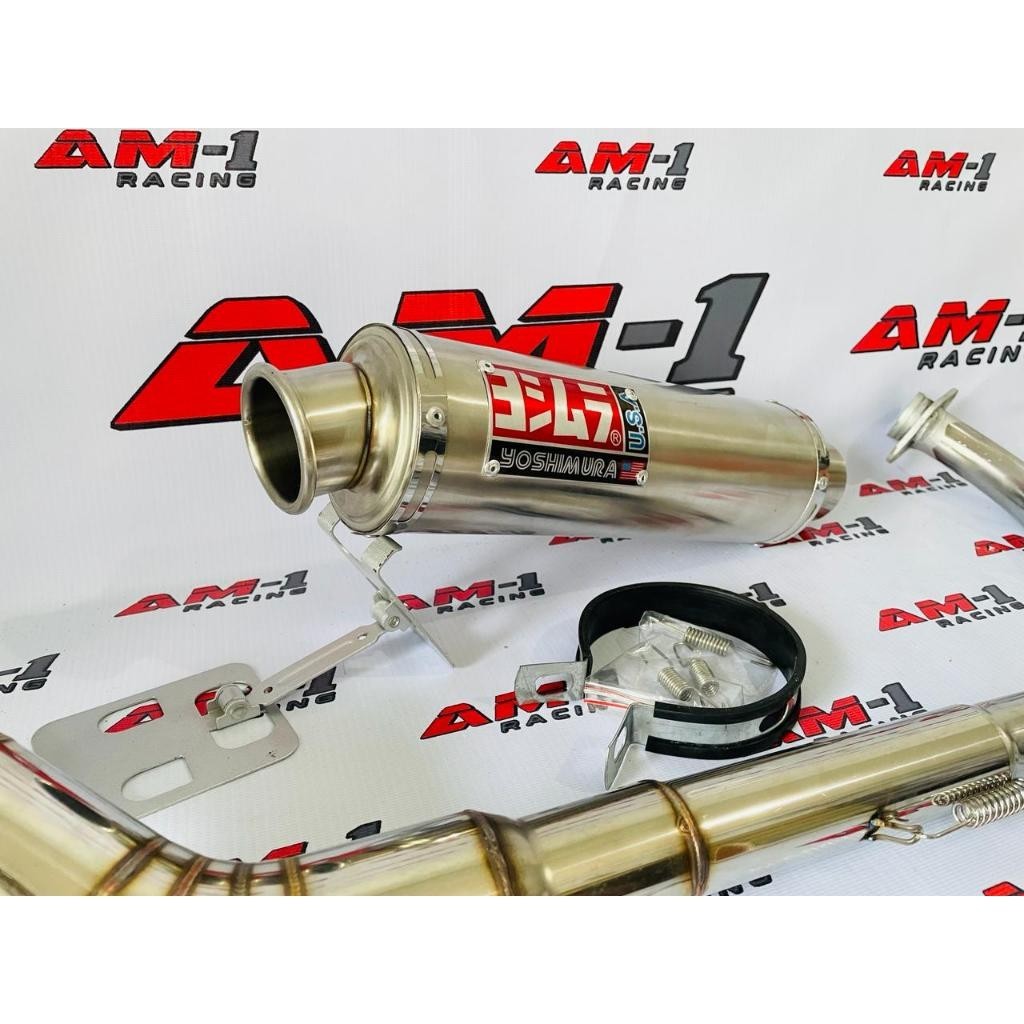Yoshimura Gp Magnum YZF R15 / MT15 / Y15ZR / LC135 / RS150R / GSX 150 / CBR 150 ท่อไอเสียระบบเต็ม