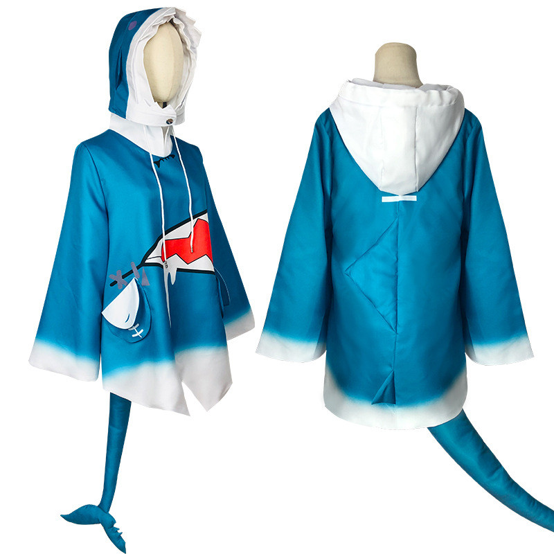 Hololive Virtual Vtuber Kawa·Gula Shark Cosplay Costume