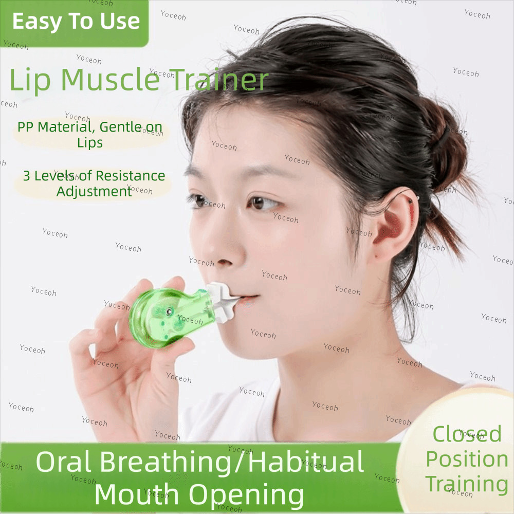 YOCEOH Oral Lip Muscle Trainer, Assisted Sleep Jawline Exerciser Facial Exerciser, Universal Myofunc