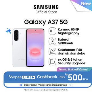 Samsung Galaxy A37 5G 8/128GB - Awesome White | Hp AI | IP68 | 5000 mAh