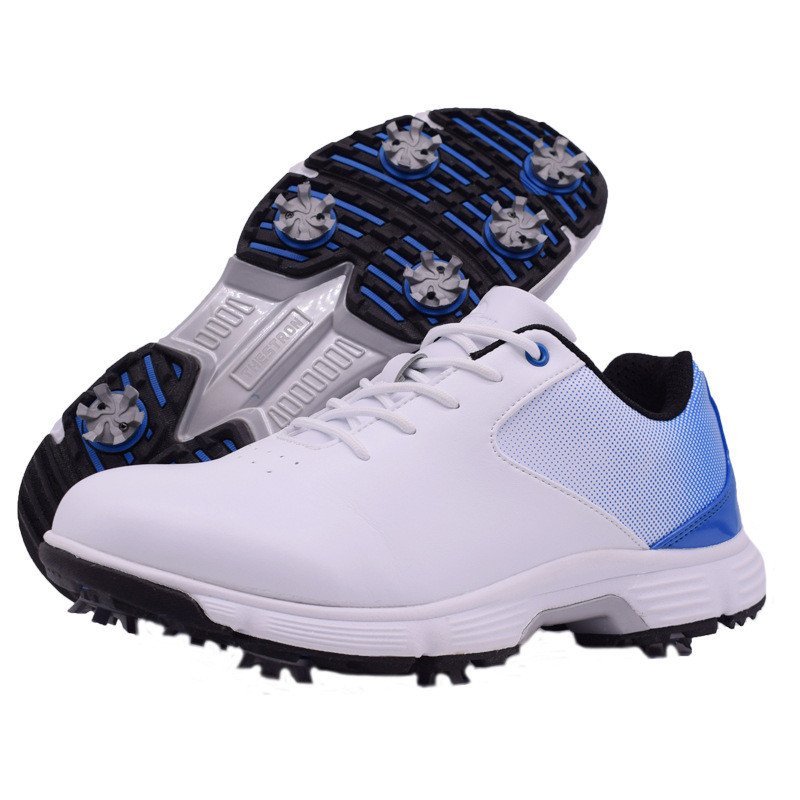 [คลังสินค้าพร้อม] Le Breakthrough THESTRON รองเท้ากอล์ฟกันน้ําขนาดใหญ่ 39-49 Spiked Golf Casual Trai