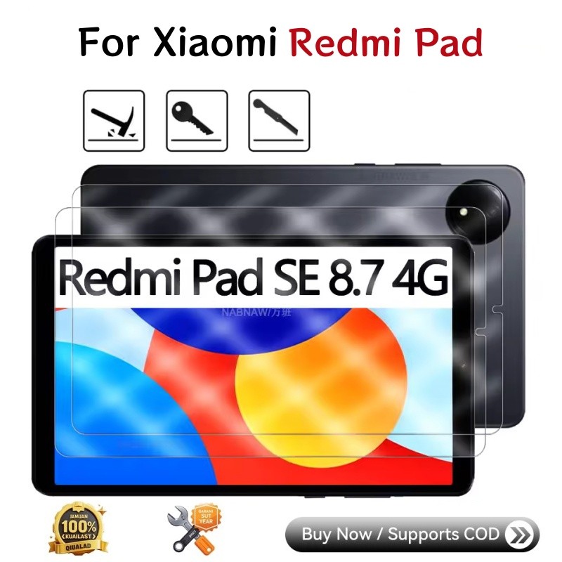 9H ป้องกันหน้าจอสําหรับ Redmi Pad SE 8.7 นิ้ว/Redmi Pad SE 11 นิ้ว/Redmi Pad 2 11 นิ้ว 2025 แท็บเล็ต