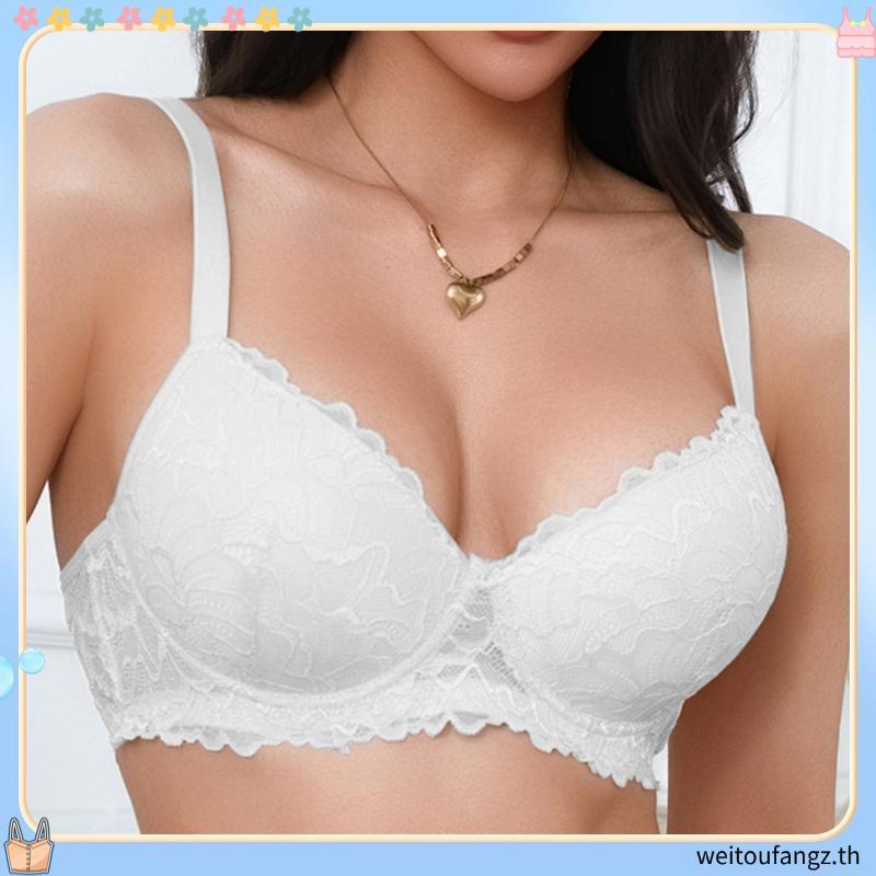 เสื้อใน Wacoal Basic Bra รุ่น WB9922 บรา 4/5 cup เสริมโครง เสริมฟองบาง ลายลูกไม้ ชุดชั้นใน วาโก้