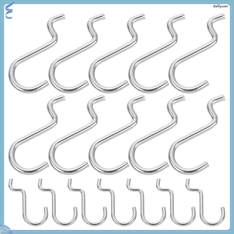 24PCS Pegboard ตะขอ Workshop Heavy Duty โลหะ J ตะขอโรงรถแขวนเครื่องมือ Pegboard อุปกรณ์เสริมยูทิลิตี