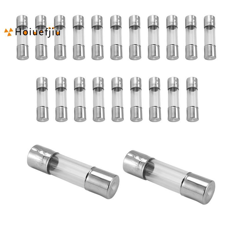 Houefjiu20 x 250 V 2A F2AL Quick F link ฟิวส์หลอดแก้ว 5 มม. x 20 มม.