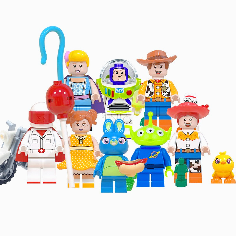 ในสต็อก es Toy Story 4 Alien Bonnie Woody Jessie การ์ตูน Series ของขวัญสําหรับเด็กของเล่น