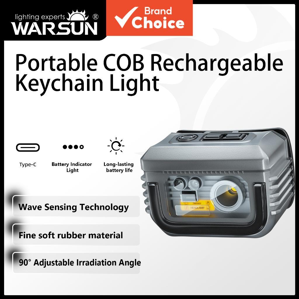 WARSUN SI88 ไฟฉายคาดศีรษะแบบชาร์จไฟได้ LED เซ็นเซอร์อัจฉริยะ สว่างพิเศษ พกพาสะดวก สําหรับตกปลาากลางแจ้ง