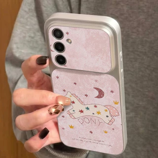น่ารัก เคส For Samsung A07 A17 A05 A36 A56 A06 A15 A56 A14 A25 A24 A32 A35 S26 S24 S25 Ultra ฝุ่นนุ่มTPUโทรศัพท์ปกหลัง