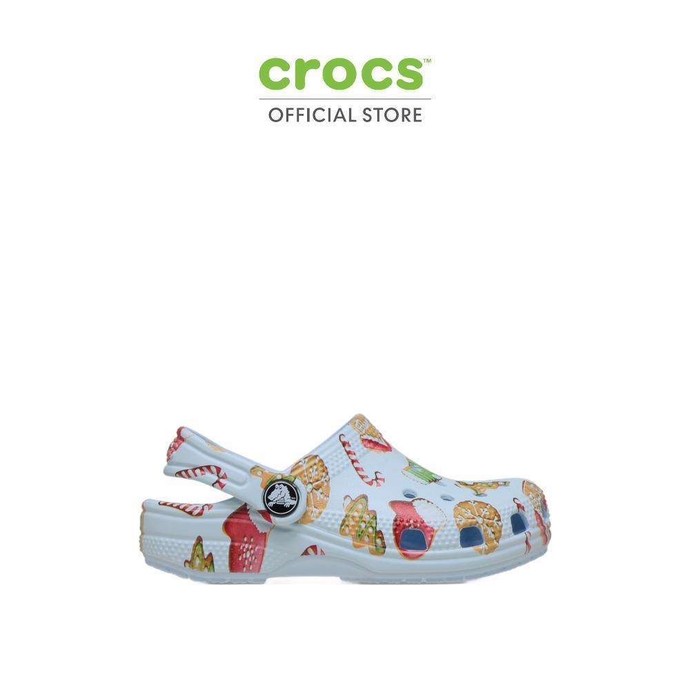 CROCS รองเท้าลำลองเด็ก TODDLER CLASSIC COOKIES CLOG รุ่น 211891-4WK - BLUE FROST