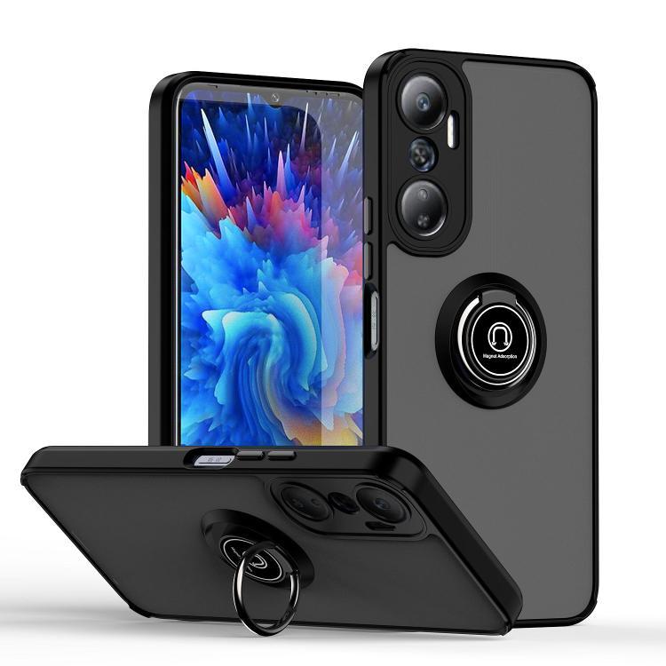 พร้อมส่ง Q Shadow 1 Series TPU + PC เคสโทรศัพท์พร้อมแหวนสําหรับ Infinix Hot 60 Pro 4G Global/Infinix