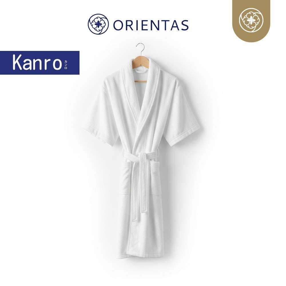 Orientas เสื้อคลุมอาบน้ำ โรงแรม 6 ดาว รุ่น Kanro ผ้าหนา ซับน้ำไว แห้งเร็วกว่าเดิม ผ้ามีน้ำหนัก