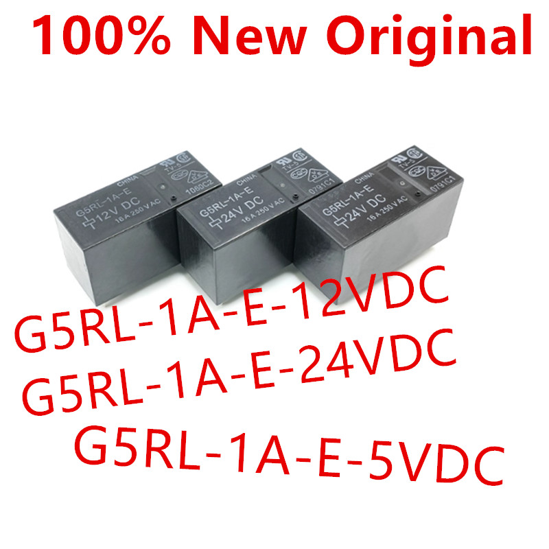 10 ชิ้น G5RL-1A-E-5VDC G5RL-1A-E-12VDC G5RL-1A-E-24VDC G5RL-1A-E-48VDC DIP-6 รีเลย์ไฟใหม่ G5RL-1A DC