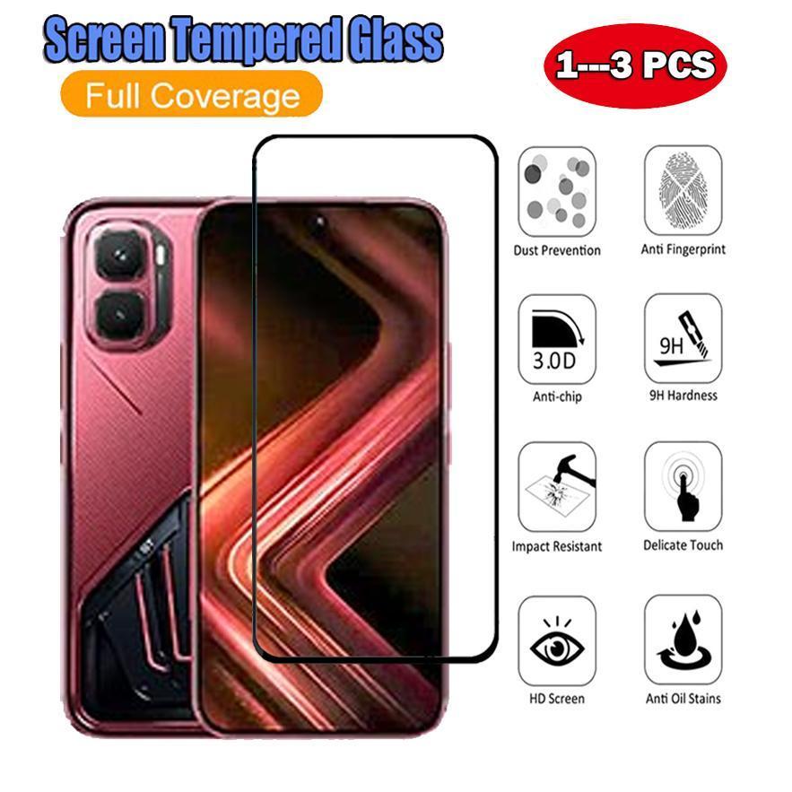 กระจกนิรภัยป้องกันหน้าจอสําหรับ Infinix GT 50 Pro INFINIX 50Pro GT50Pro X6891 9H ระเบิดคลุมทั้งหมดกา