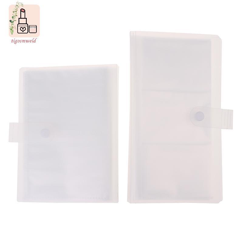 [FI] 80/168 Slots Nail Stier Empty Storage Book Holder Case Photo Album With Button GOOD