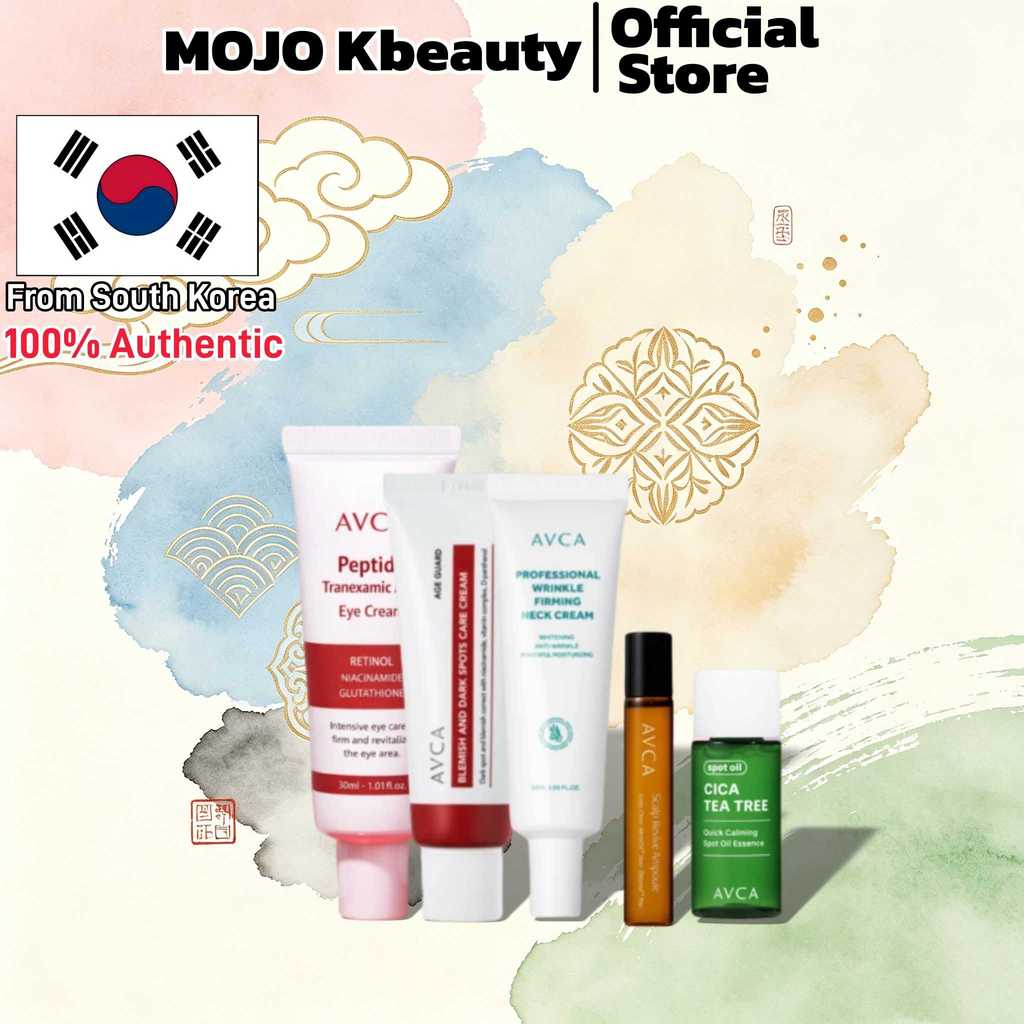 [AVCA] ครีมคอกระชับริ้วรอย 30ml/Cica Tea Tree Spot Oil Essence, 8g/Scalp Revive Ampoule 20ml/อายครีม