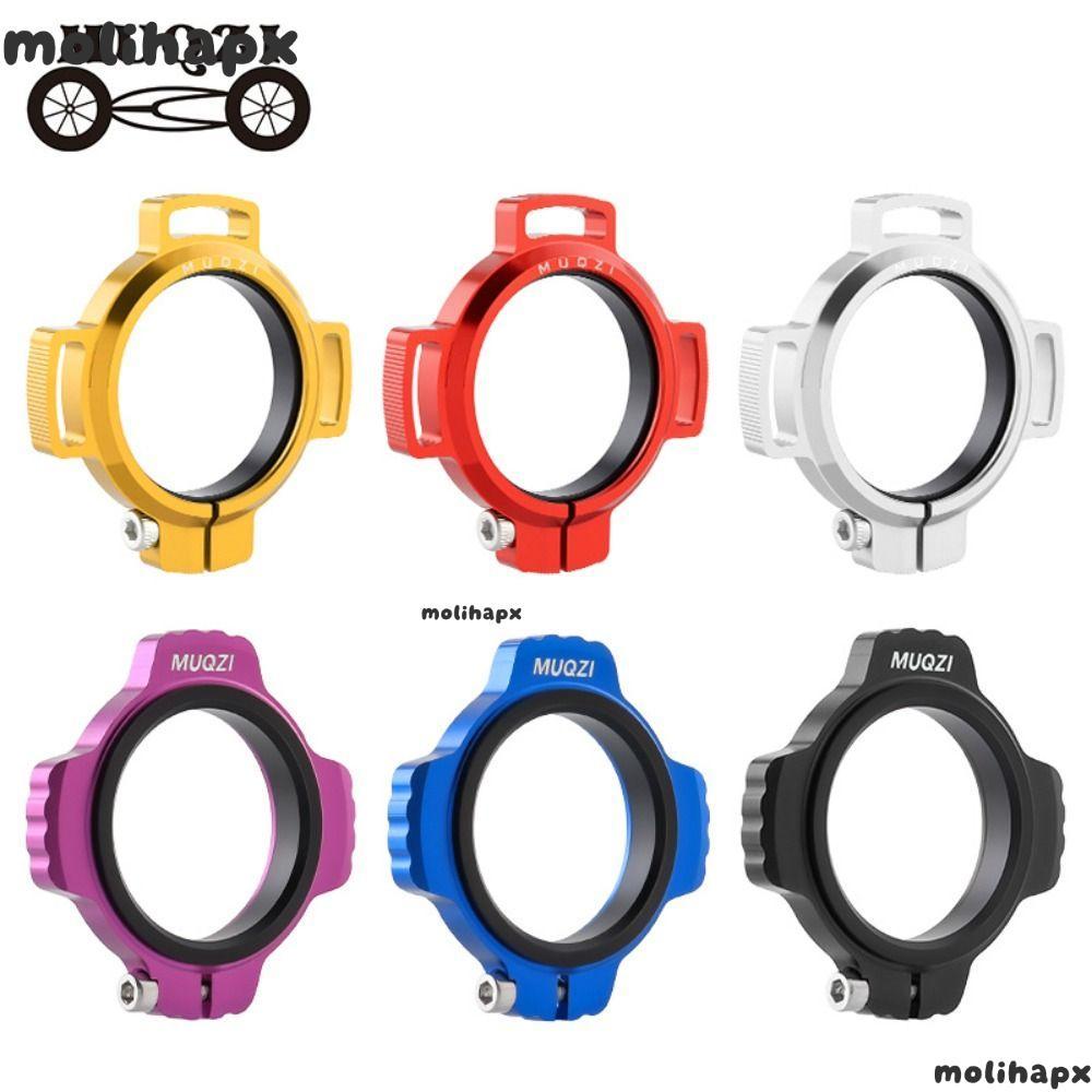 MOLIH Crank Chainring Adjuster, 28.99 มม.อลูมิเนียมด้านล่างวงเล็บ Preload Adjuster, น้ําหนักเบา 6 สี Crank แกนอะแดปเตอร์อุปกรณ์จักรยาน
