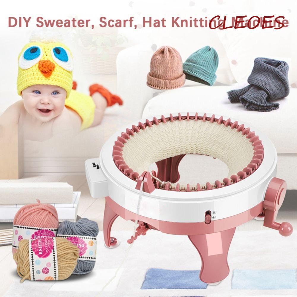 CLEOES ถักขนสัตว์|DIY เด็กผู้ใหญ่ Knit Loom Hand-Loom Play House ของเล่นผ้าพันคอถุงเท้าเครื่องมือเย็
