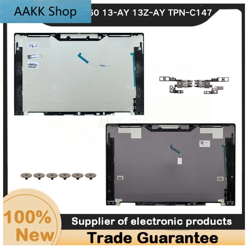 ใหม่สําหรับ Envy X360 13-AY 13Z-AY TPN-C147 LCD ฝาครอบด้านหลัง/บานพับ LCD M15276-001 M14500-001 AM2U
